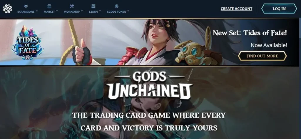 Gods Unchained - NFT Trading Cards game