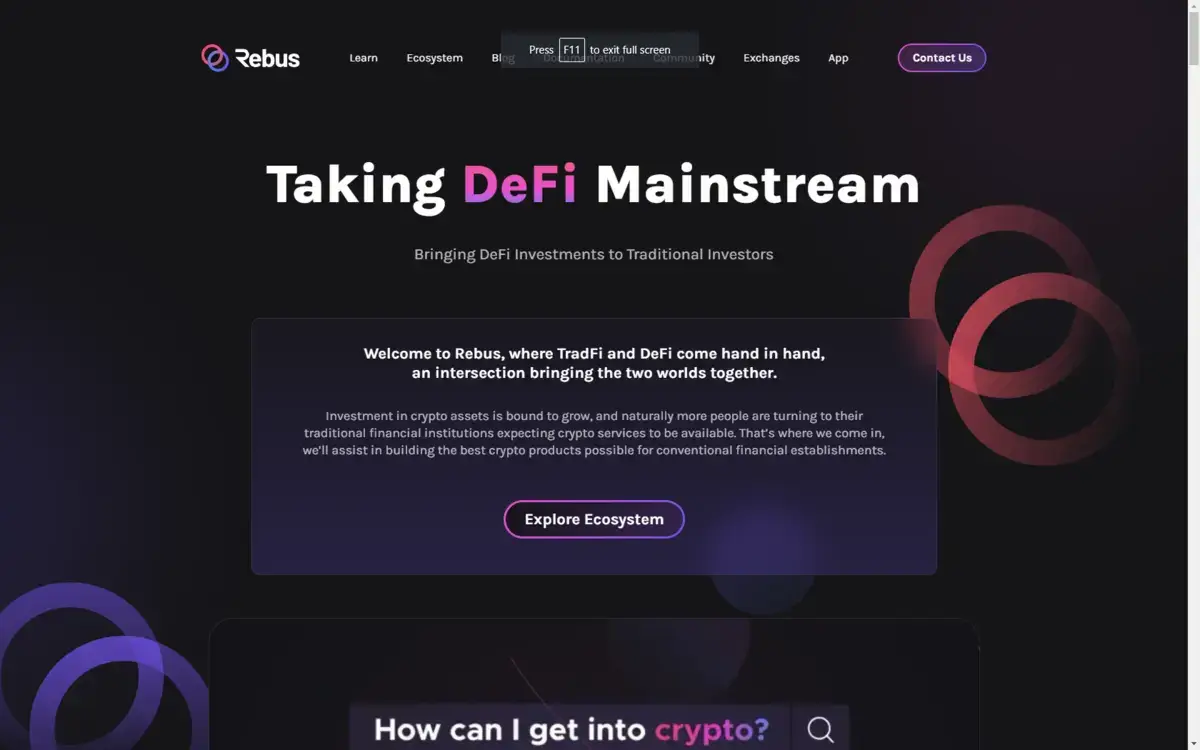 Rebuschain home Page