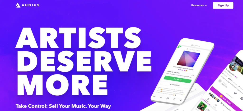 Audius - Music NFT Marketplace