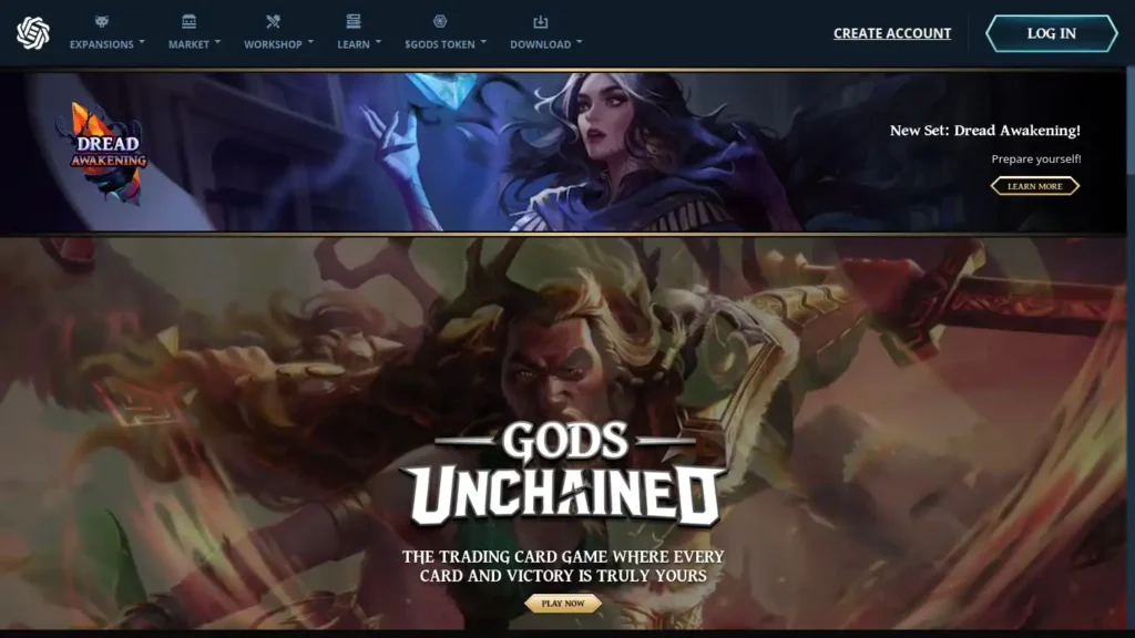 Gods Unchained - Experience the battles in the top free play to earn crypto games