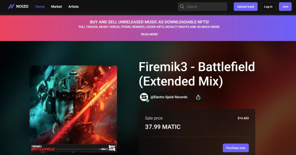 Noizd - Best NFT Music Marketplace