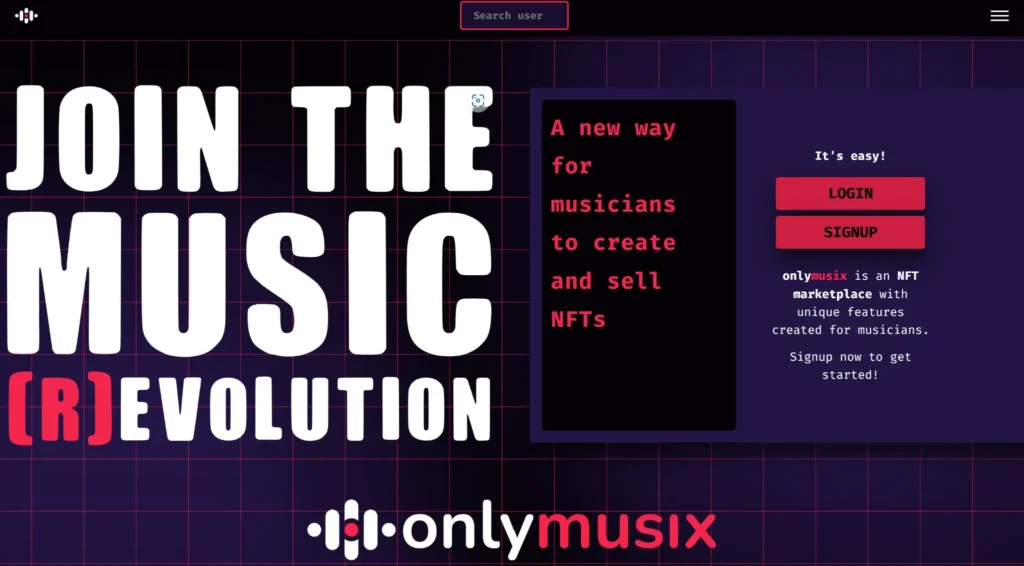 OnlyMusix - NFT Music Marketplace