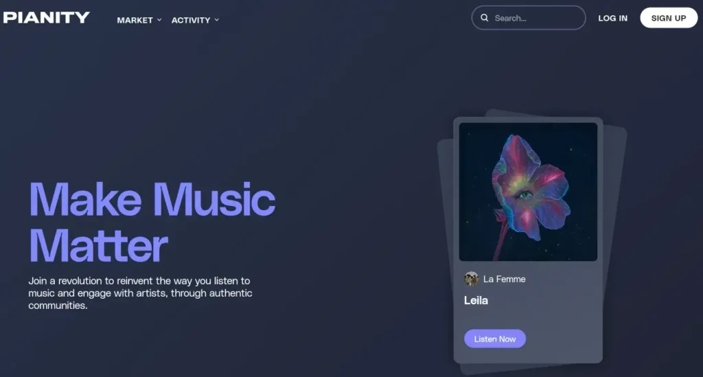 Pianity - Best NFT Music Marketplace