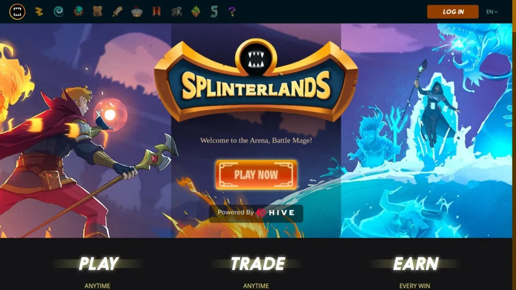 Splinterlands - Among the Best P2E games without investment