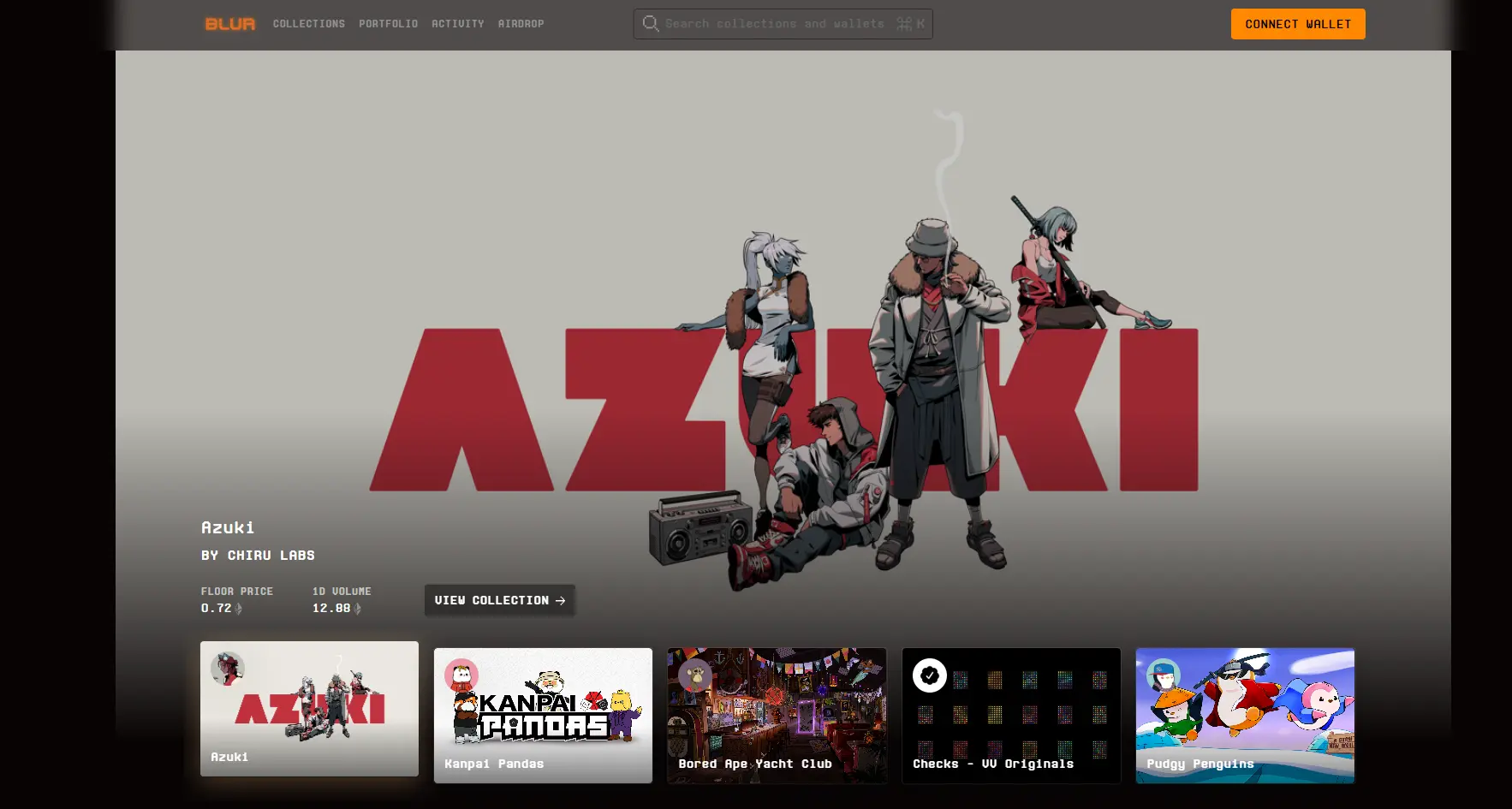 Blur NFT marketplace