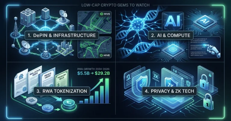 Low-cap crypto gems to watch