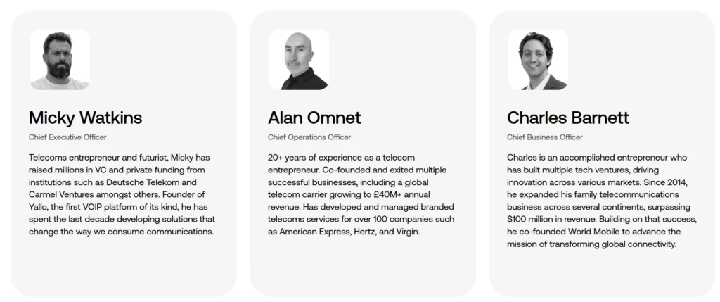 World Mobile Token - Team
