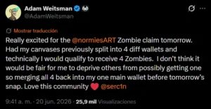 Wallet Merging - Adam Weitsman tuit