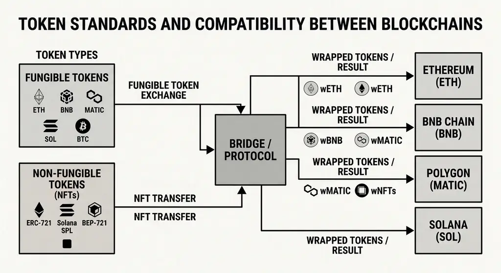 Token-standards-and-compatibility-between-blockchains