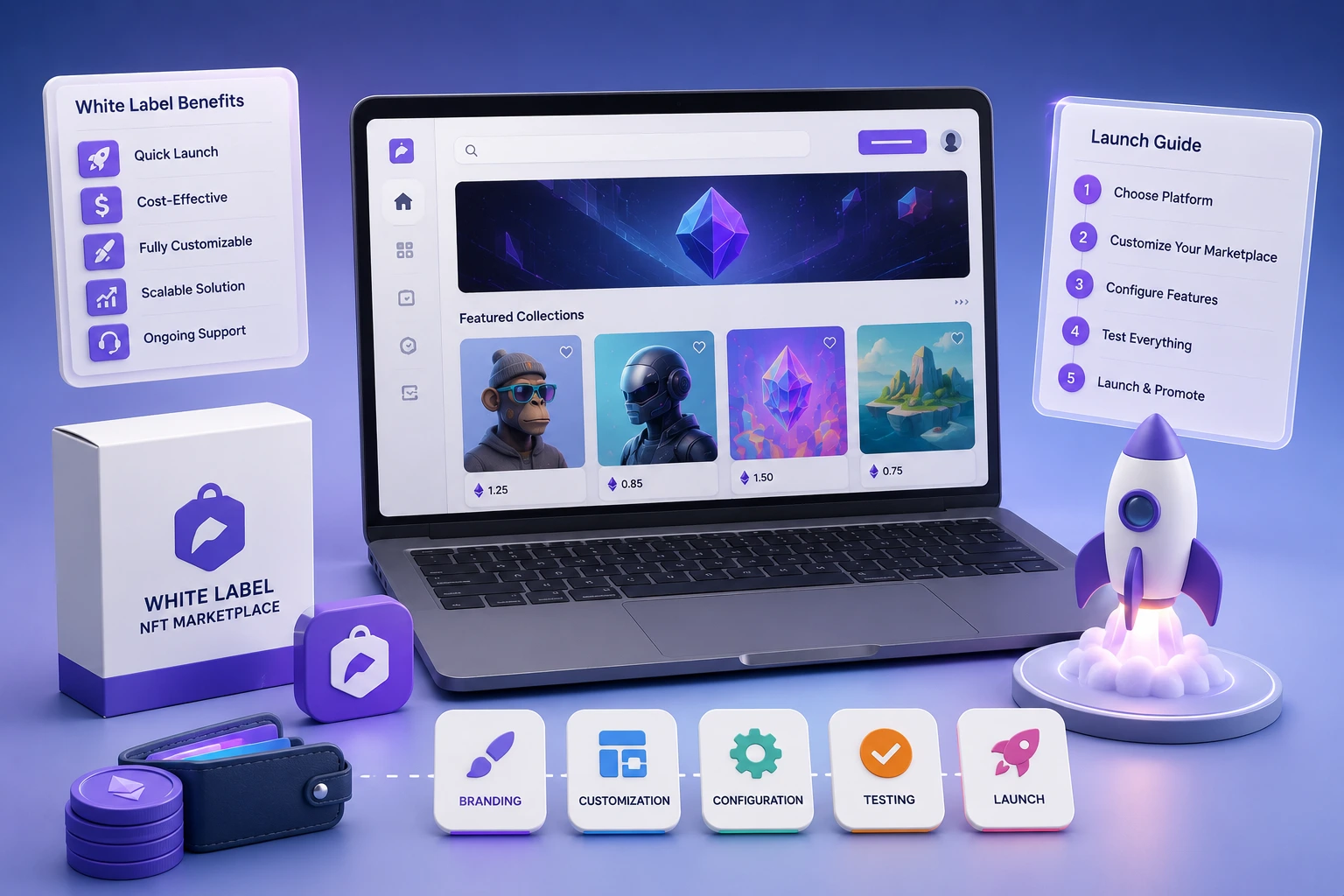 White Label NFT Marketplace Best Ready-Made Platforms & Launch Guide