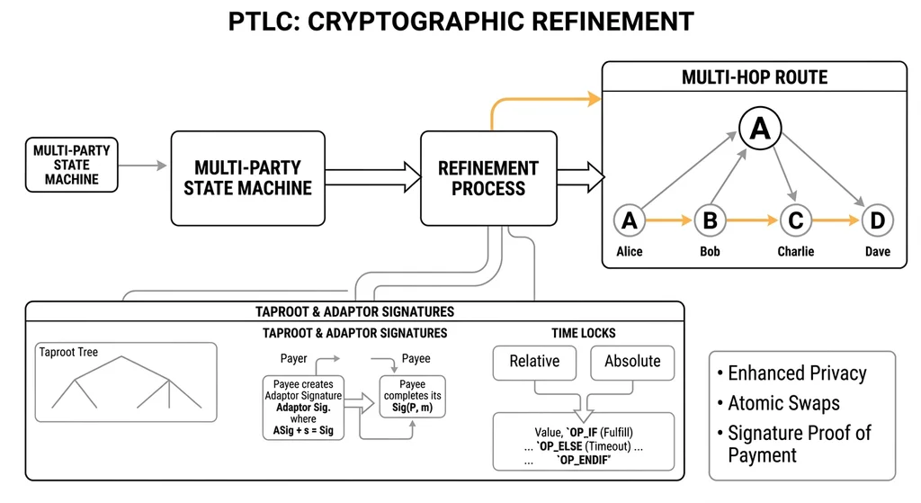 Atomic Swap - PTLC Cryptographic Refinement