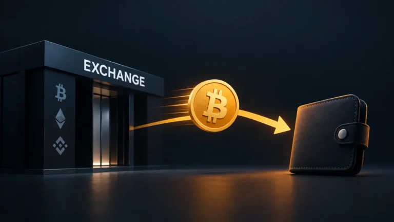 Crypto Leaving Exchanges, How Much?