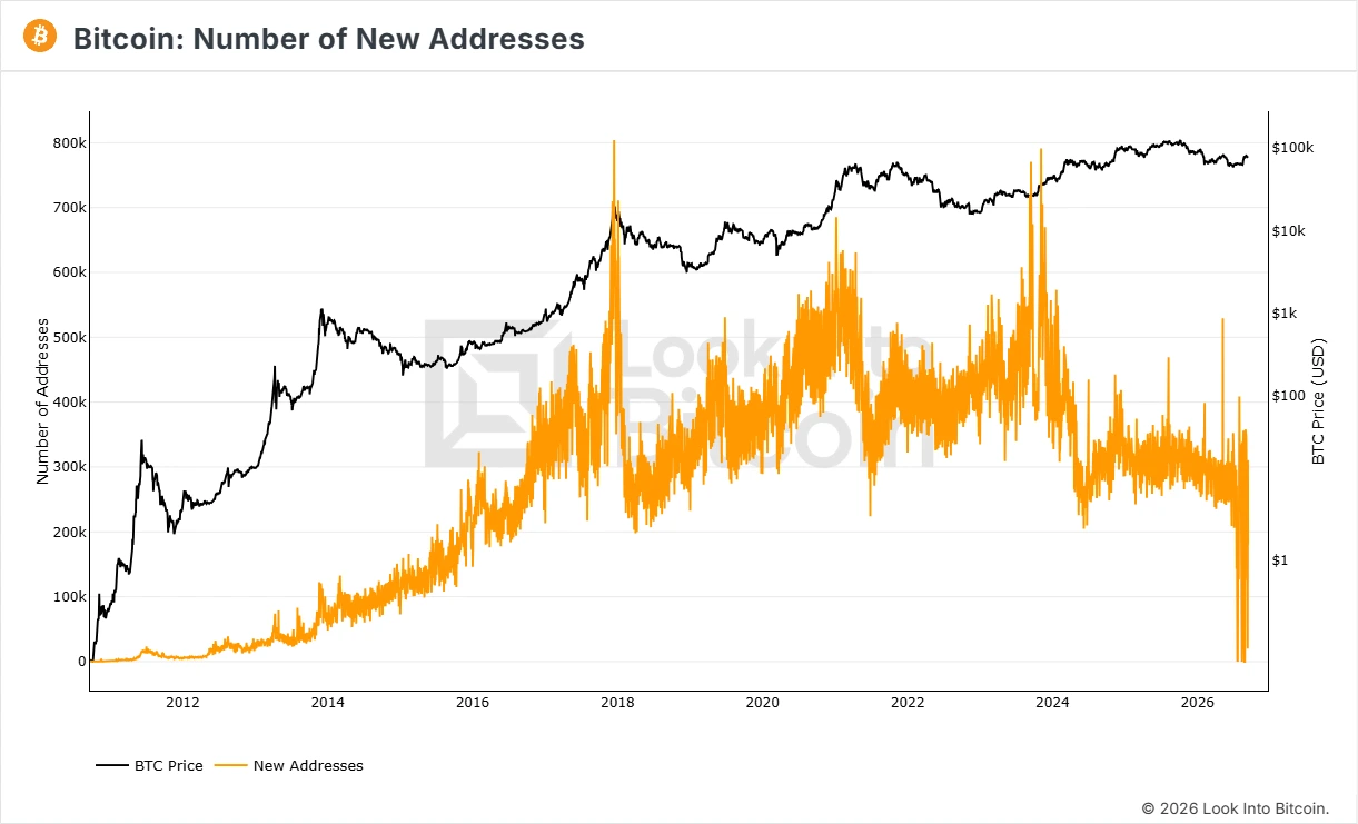 LookIntoBitcoin - Bitcoin New Addresses