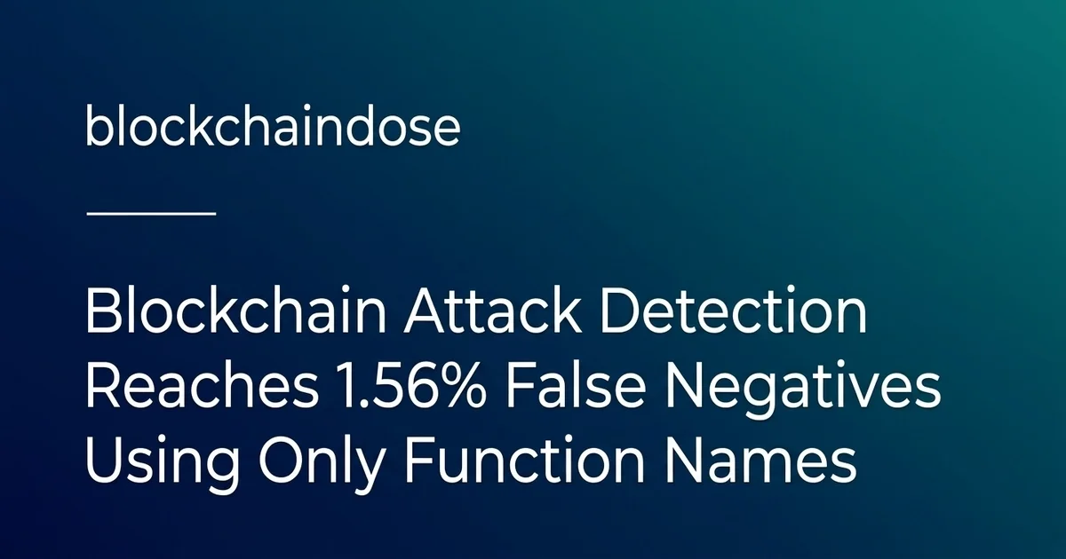 Blockchain Attack Detection
