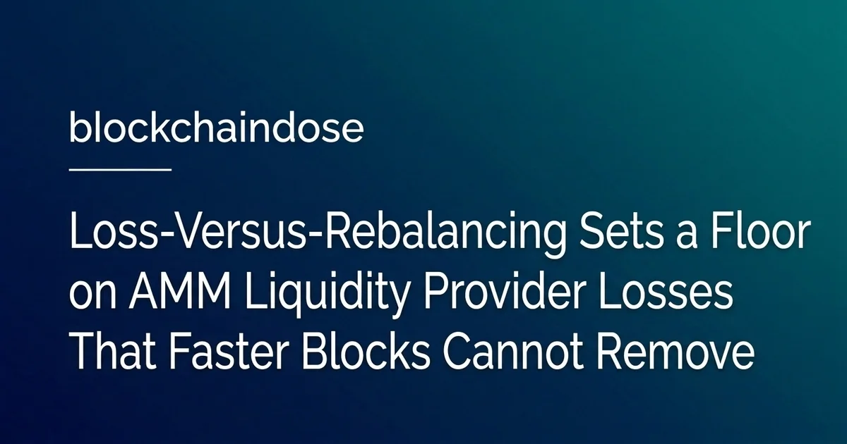 Loss-Versus-Rebalancing