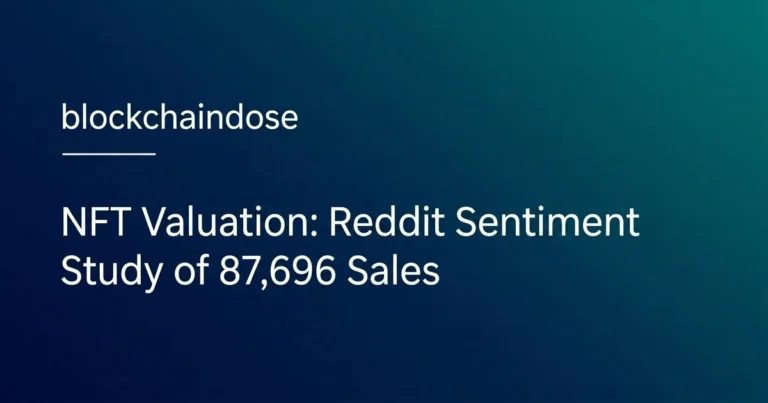 NFT Valuation: Reddit Sentiment Study