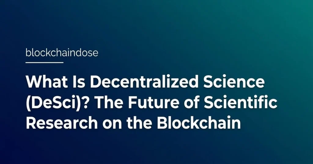 Decentralized Science